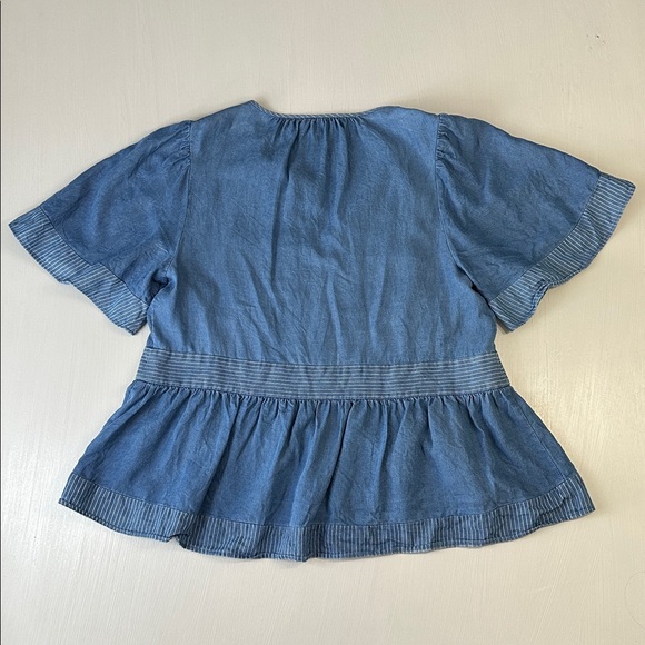 Kate Spade Indigo Railroad Top - Picture 2 of 10